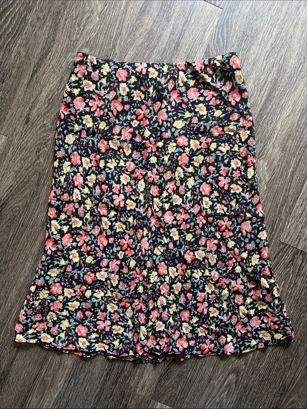 Y2K Floral Midi Skirt